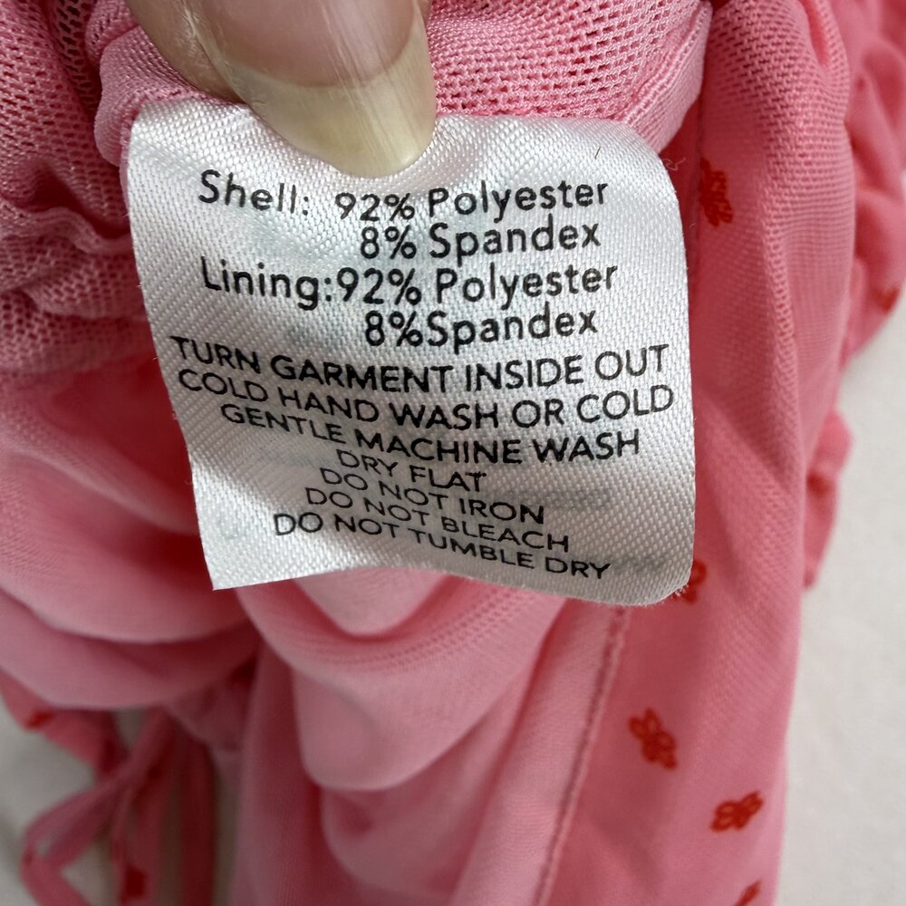 Tiger Mist Pink Ruched Bodycon Mini Dress Size M - Picture 5 of 10